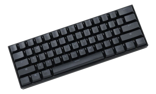 Teclado gamer bluetooth Anne Pro 2 QWERTY Cherry MX Brown inglés US color negro con luz RGB
