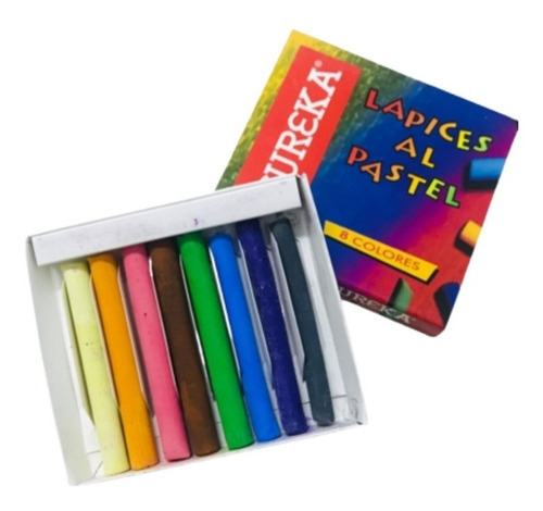 Eureka Lápices Al Pastel 6 Packs X 8 Colores