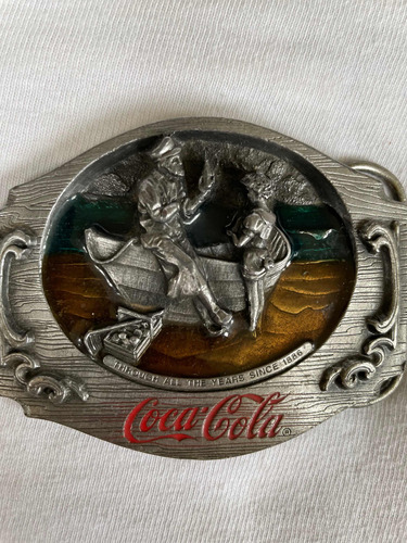 Hebilla Coca Cola Original 1990 Made In Usa