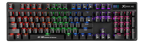 Teclado Gamer C/ Luz Arcoiris Anti-ghosting Xtrike Me Gk-980