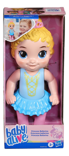 Baby Alive Muñeca Princesa Bailarina De Pelo Rubio