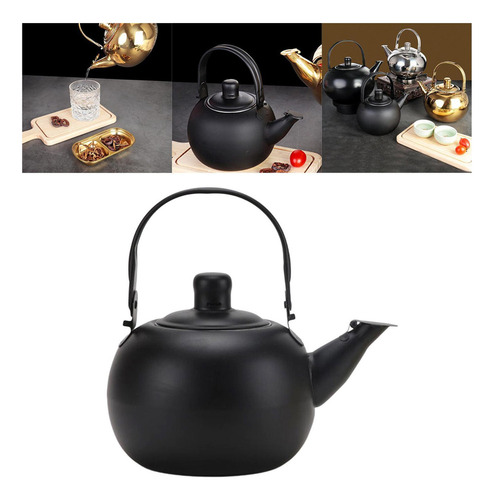 Ba Tetera Cafetera Con Filtro Para Exteriores Con 1l Negro