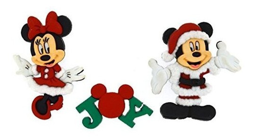 Vistelo 8235 Disney Boton Y Adornos Mickey Y Minnie