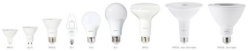 2 Foco Basics Luz Led Intensidad No Regulable A19 A21 Fm