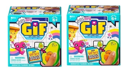 Oh My Gif Pack 2 Cubos Figuras Sorpresa Animada Famosa