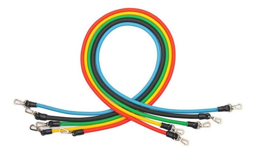 Set 5 Bandas Elásticas Con Agarre Resistencia Entrenamiento