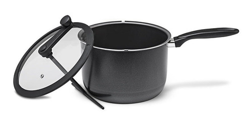Imagem 3 de 5 de Pipoqueira Ebony 24 Cm Antiaderente Brinox 7103/154