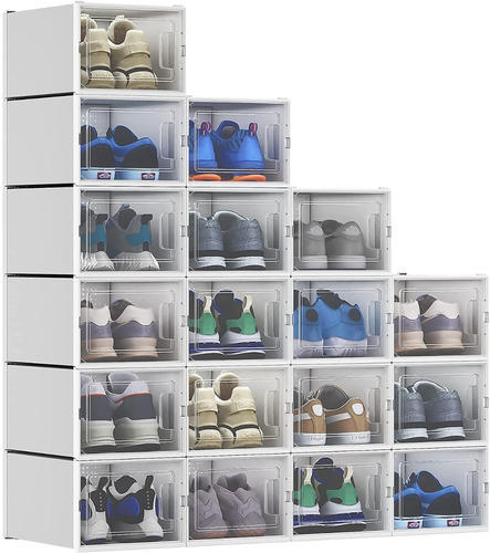 Yitahome - Caja De Zapatos 18 Organizadores  Color Blanco