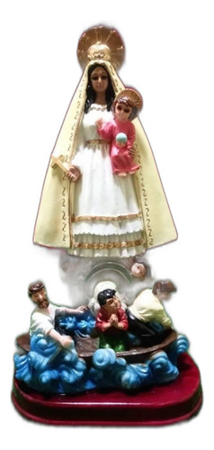 Virgen De La Caridad Del Cobre, Figura De Resina,28.5x15x9.5