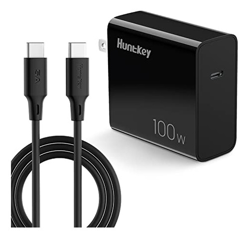 Cargador De 100w Usb C, Cargador De Pared Rápido Huntkey Gan