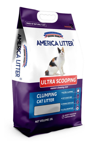 Arena Sanitaria Para Gatos America Litter Ultra Scooping 7kg