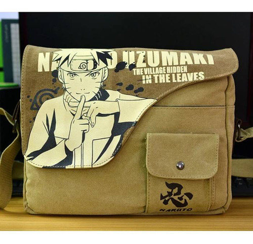 Mochila Escolar Hombro Grande Naruto Anime Regreso A Clases