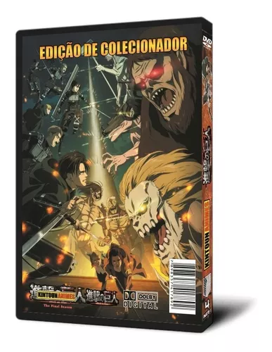 Dvd Attack On Titan/Shingeki no Kyojin 4ª Temporada Parte 1