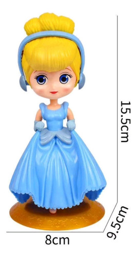 Figura Decorativa Princesas Disney Para Pastel 