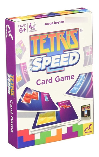 Tetris Speed Cartas Juego De Mesa Familiar Novelty Corp