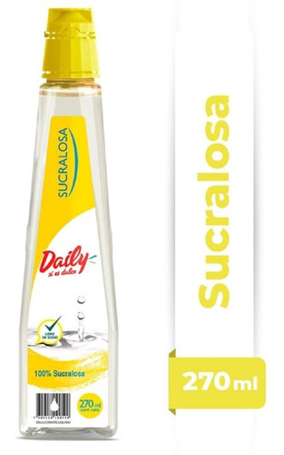 Daily Gotas Sucralosa 270 Ml Sin Gluten