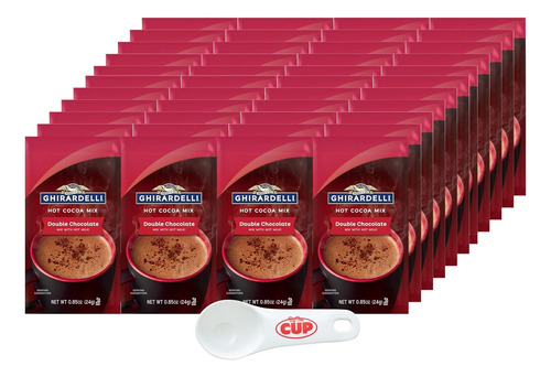 Ghirardelli Mezcla De Cacao Caliente De Chocolate Doble, Caj