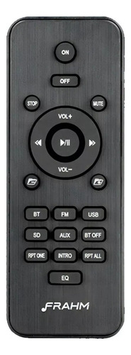 Amplificador Receiver Som Ambiente Frahm Slim 4100 Optical Cor Preto