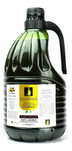 Mendoza azeite de oliva extra virgem 5l 0,01% de acidez