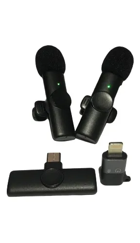 comprar Micrófono Solapero Inalámbrico Ip Y Tipo C Doble 2 En 1 K11