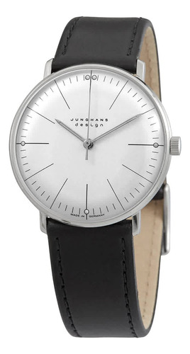 Junghans Max Bill Hand Wind Silver Dial Unisex Watch 27/.02