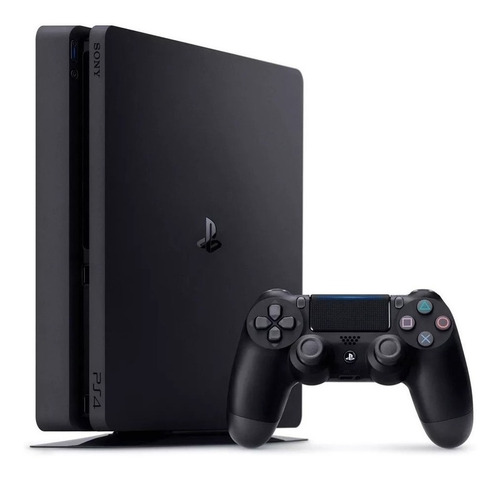 Imagen 1 de 3 de Sony PlayStation 4 Slim 1TB Hits Bundle: God of War/Gran Turismo Sport/Uncharted 4: A Thief's End  color negro azabache