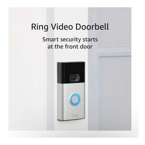 Imagen 4 de 10 de Timbre Ring Video Doorbell 2 Instalación Fácil Batería Wifi