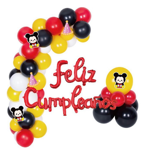 Set De Globos Diferentes Diseños 54pcs