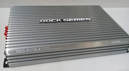 Imagen 10 de 10 de Amplificador Rock Series Rks-p110.4 2400w 4 Canales Ab