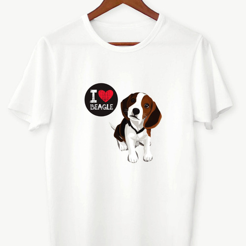 Remera I Love Beagle Mascota