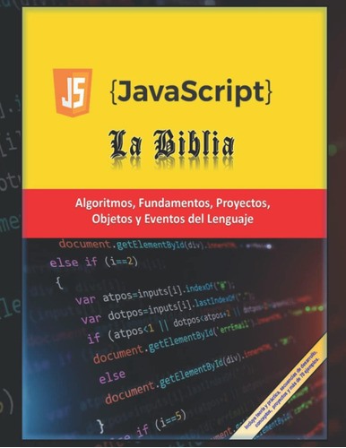 Libro: Javascript: La Biblia: - Estructura De Datos - Fundam