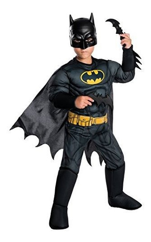 Disfraz De Lujo De Batman Talla Medium Para Niño Halloween