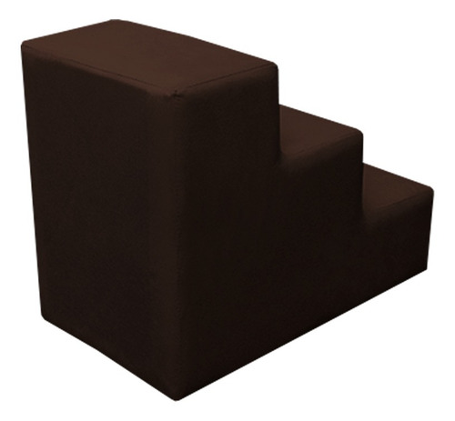 Escada Pet Para Cachorro Cores Cor Suede Marrom