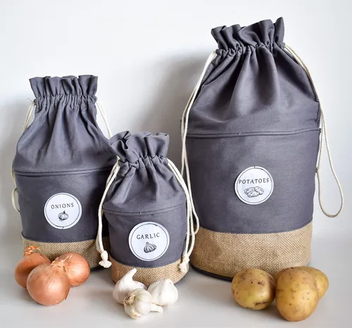 Meraki Home Contenedores De Almacenamiento De Patatas Y Cebo