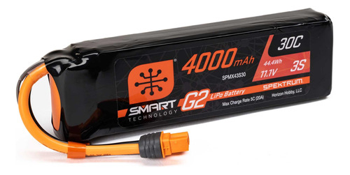 Spektrum 11.1v 4000mah 3s Smart G2 Lipo Bateria 30c: Ic3, Sp