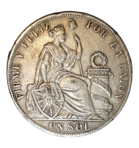 Moneda De 1 Sol De Plata 1890