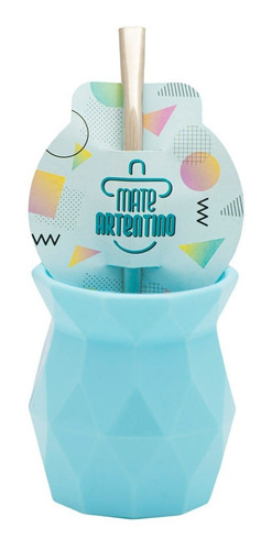 Imagen 9 de 10 de 4 Mate Moderno Facetado Pastel Bombilla Acero Limpia Fácil