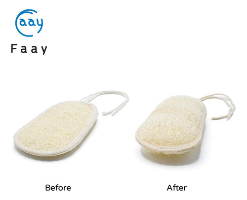 Esponja Exfoliante Faay Luffa 43 Cm Barra Cepillo Baño Color Nombre Del Diseño