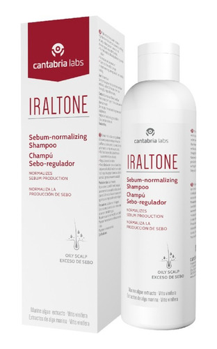  Iraltone Shampoo Cebo-regulador 200ml Envío Gratis  !!!!!!!