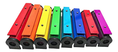Xilófono De 8 Notas Con Mazos, Juguete Musical Colorido,