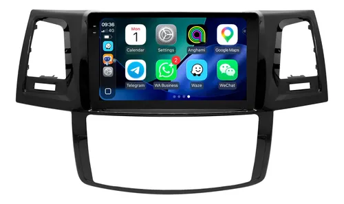 Multimidia 9p Hilux Android 6gb 128g Carplay Voz 360° 4g