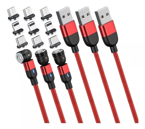Cable Mhl Puntas Intercambiables Iphone ,V8,Tipo C
