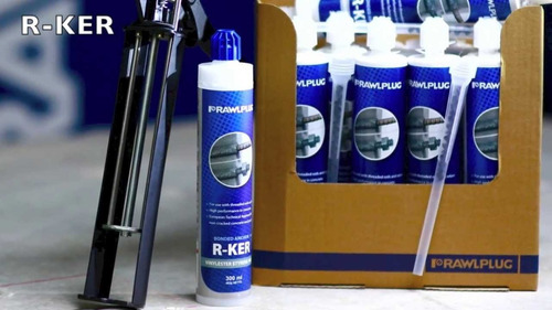 Imagen 4 de 9 de Anclaje Químico Mortero P/ Hormigon Rawlplug 300ml Sellador