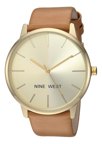 Reloj Mujer Nine West Nw-1996chcm Cuarzo Pulso Marron En