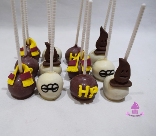 Cakepops Harry Potter Hp Hogwarts - Mesa Dulce Tematica