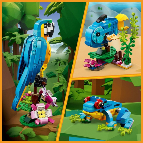 Kit De Construcción Lego Creator 3en1 Loro 31136 Cantidad