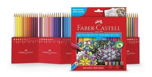 60 Lápices Hexagonales Faber Castell Eco-lapices Estuche