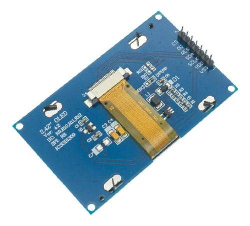 Display Oled Amarillo Spi 2.4 Pulgadas 128x64 Ssd1314