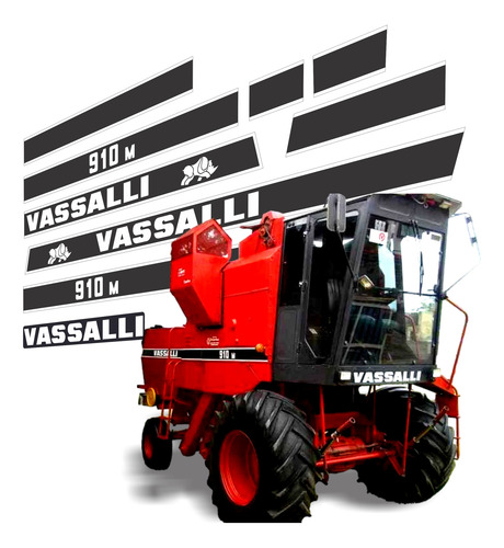 Kit De Calcos Cosechadora Vassalli 910 M