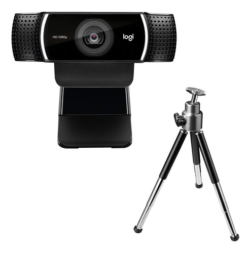 Logitech C922 Pro Stream Webcam Hd 720p Con Trípode Negro